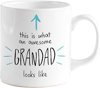 This is what an awesome grandad looks like mug/Father's Day gift/Birthday Gift For New Grandpa/Pregnancy announcement/Grandpa To Be