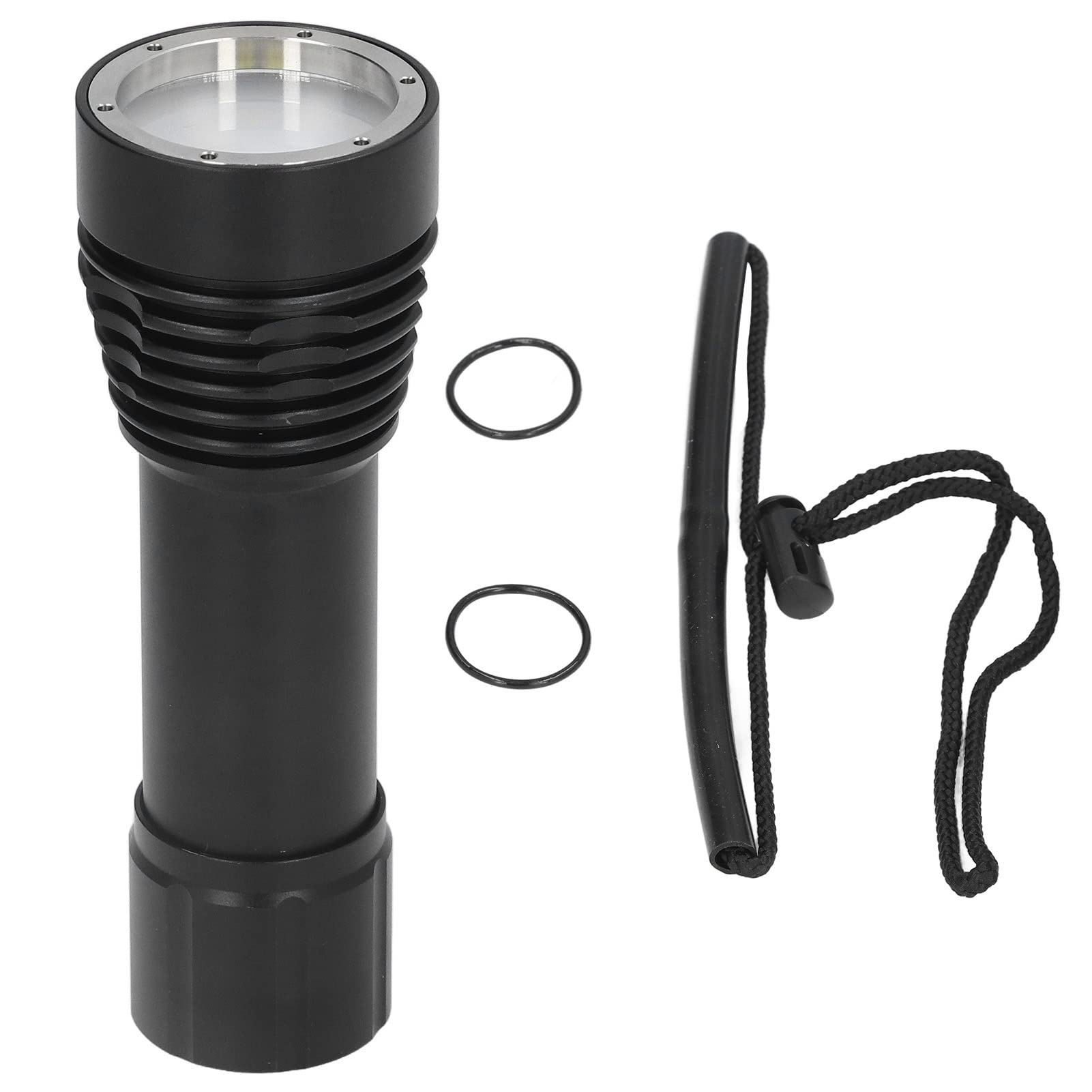 FLEXMAN 5000LM Latarka do nurkowania Latarka do nurkowania, 100M Podwodne wodoodporne 4LED Światła do nurkowania Nurkowanie, 4 tryby Przenośna latarka podwodna do wędkowania