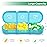 PULIV Weekly Pill Organizer 3 Times a Day, Portable Travel Pill Box 7 Day with Large Pill Containers, Light-Proof Pill Case for Vitamins, Medication, Supplements and Fish Oils (Blue)