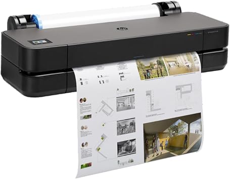 HP DesignJet T230 Large Format 24-inch Plotter Printer, Support 5HB07T