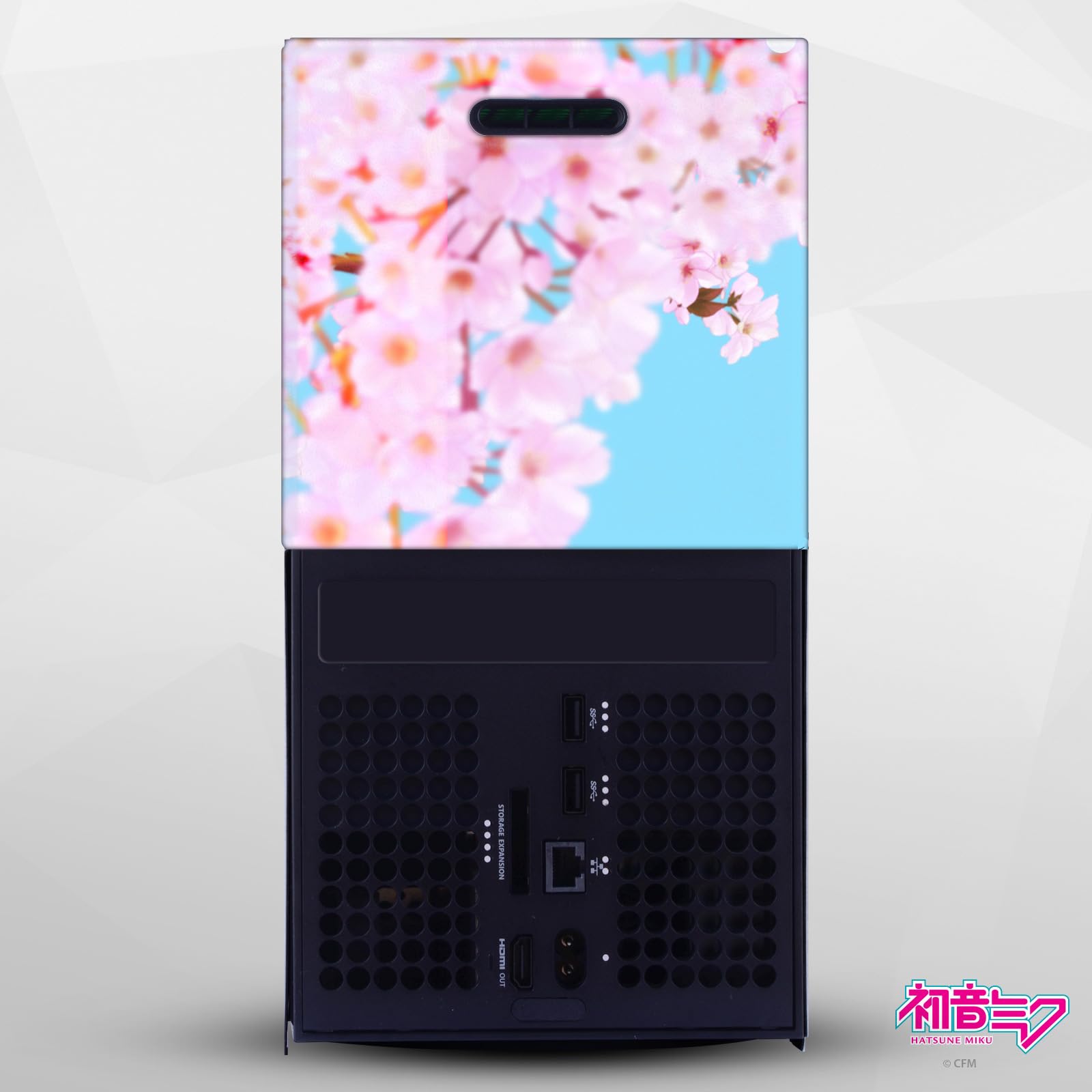 Head Case Designs Offizielle Hatsune Miku Sakura Grafiken Spielekonsolen Wickeln kompatibel mit Xbox Series X