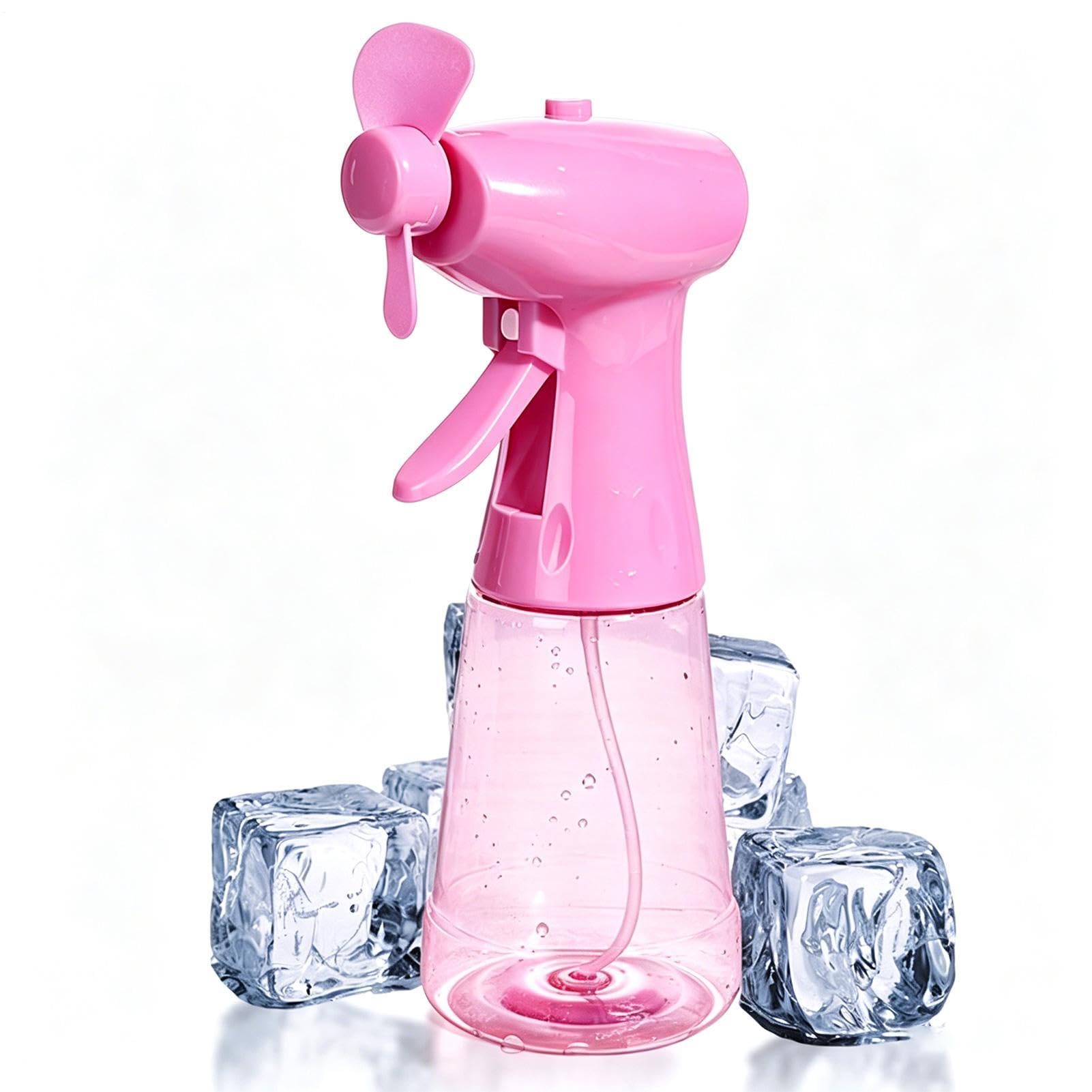 Electric Noiseless Water Mist Spray Fan For Outdoors,Spray Bottle Fan