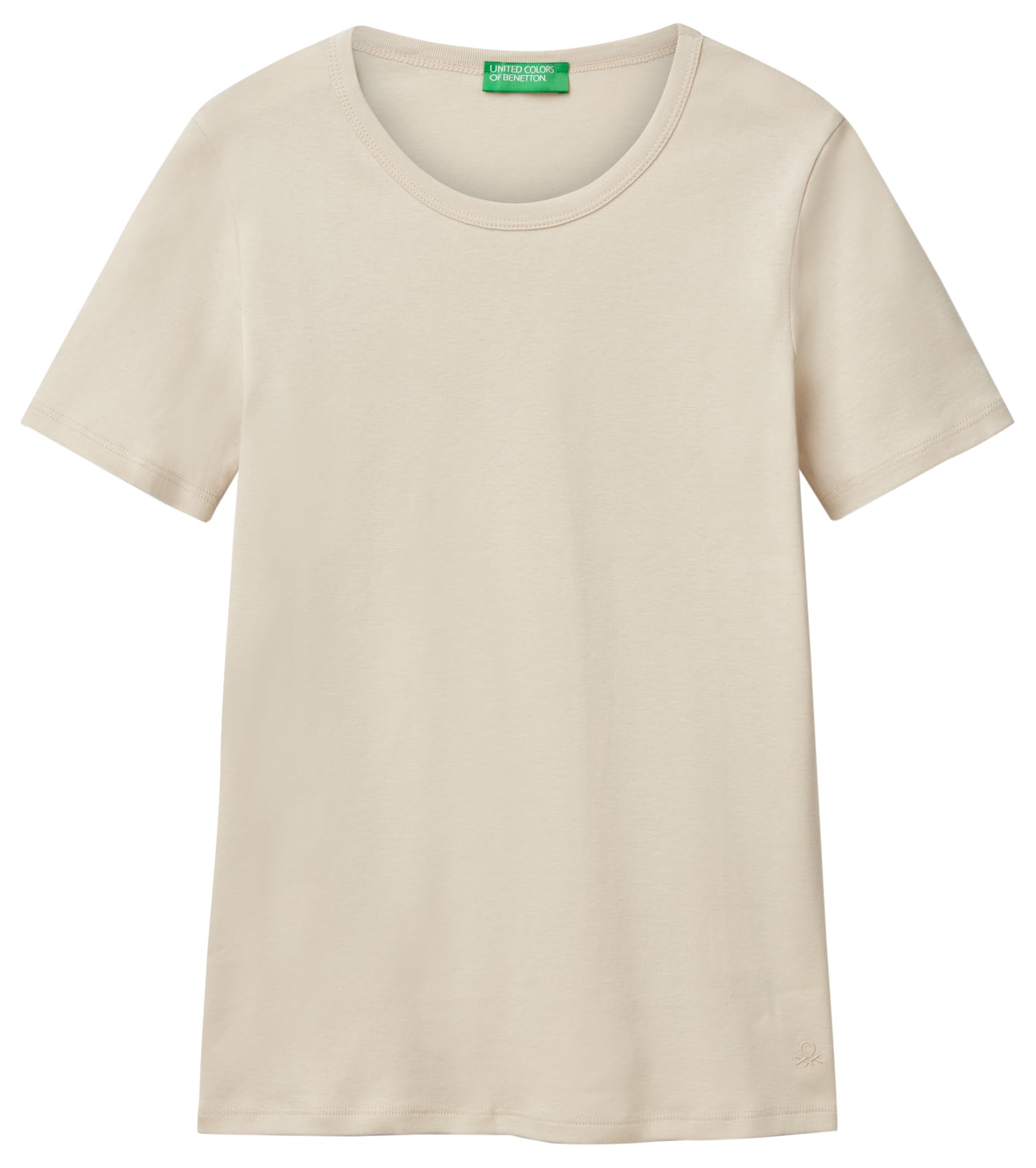 United Colors of Benetton Women's T-Shirt, Light Beige 152, XXS