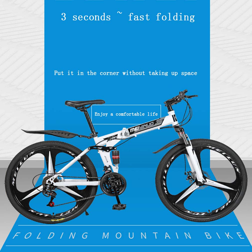 Amazon | 折りたたみ式マウンテンバイク、オプションの24/26