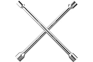 Bates Choice 14-Inch Carbon Steel 4-Way Lug Wrench: The Ultimate Tire Rotation...