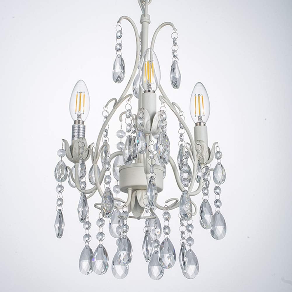 Holiday Deals 🛒 White Modern Crystal Glass Mini Chandelier Pendant Ceiling Lighting Fixture 3 Lights Greatest Product White Modern Crystal Glass Mini Chandelier Pendant Ceiling Lighting Fixture 3 Lights