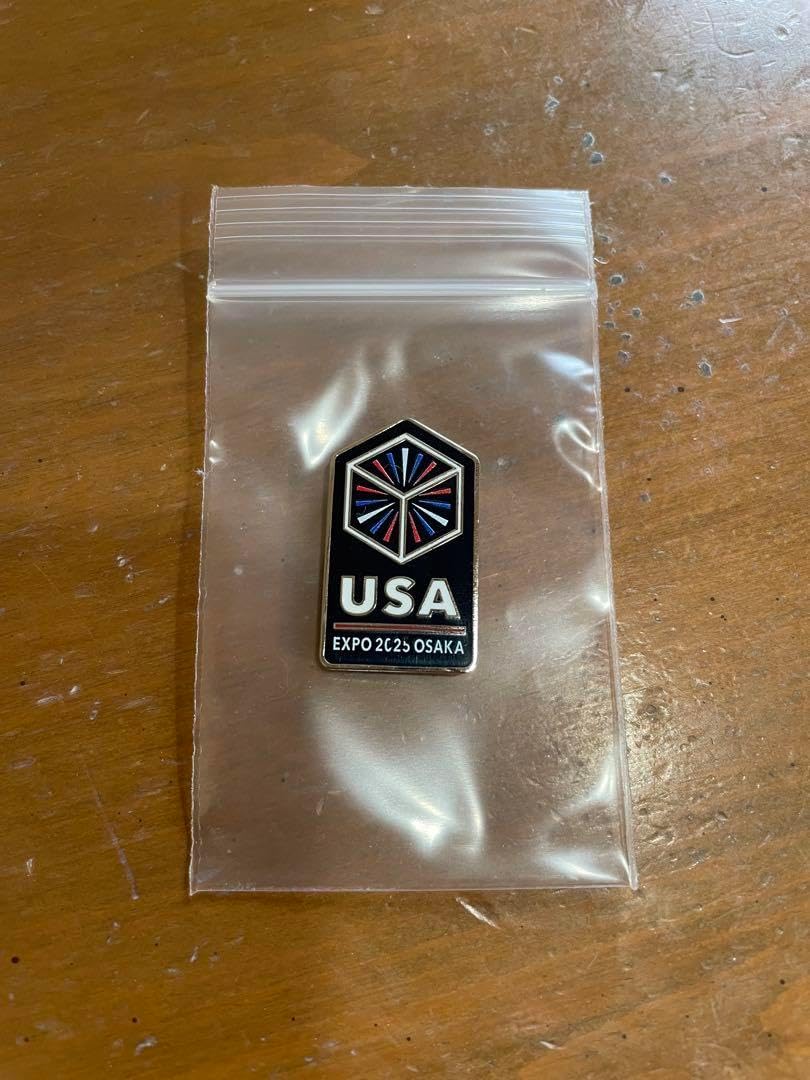 値下げ中【レア非売品】EXPO 2025 大阪万博 アメリカ館　マグネット　ピン 値下げ中【レア非売品】EXPO 2025 大阪万博 アメリカ館