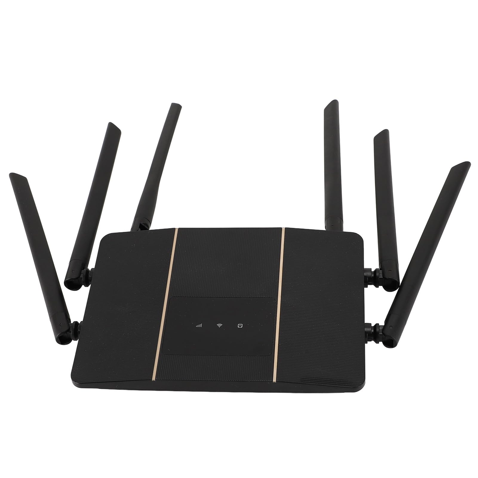 SUNGOOYUE Router Bezprzewodowy 4G LTE CPE, Szybki Modem 300 Mb/s z 6 Antenami i Gniazdem Karty SIM, Do Użytku Domowego w Biurze Do 32 urządzeń