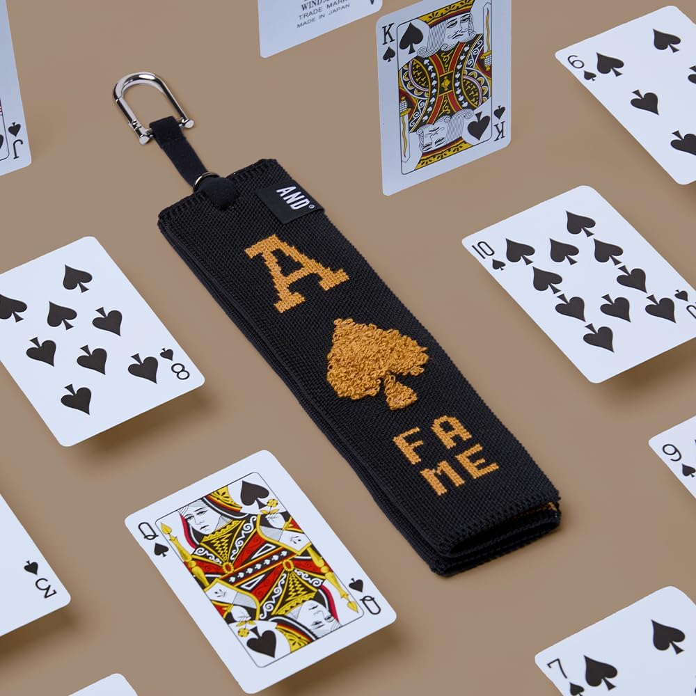 ANDGOLF Pleats Ball Towel, Use to Wash My Ball and Club, Best Choice for Golf Gifts, Embroidered Golf Towels, Clip for Bags/Pants/Skirts, Durable Elastic Band, Colorful Fashion Golf Item - Image 5