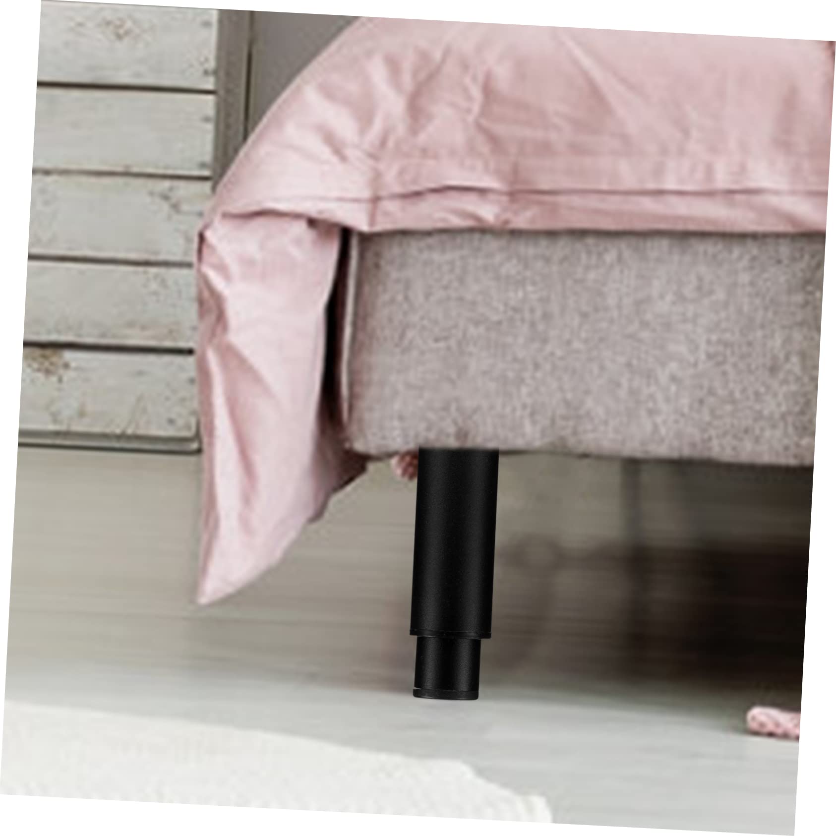 8 Piezas Patas Apoyo la Cama Listones Cama Repuesto Patas Los Muebles Patas Regulables para Muebles Patas para Muebles Regulables Patas Escritorio Soporte Cama/Negro*5Pcs/21 * 9 * 4Cm*5Pcs