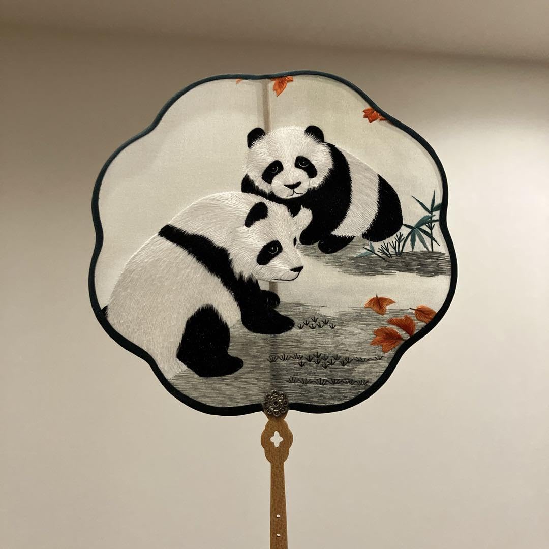 蘇州刺繍　四神額 Amazon.co.jp: 蘇州刺繍 うちわ 中国 お土産 : ホーム＆キッチン