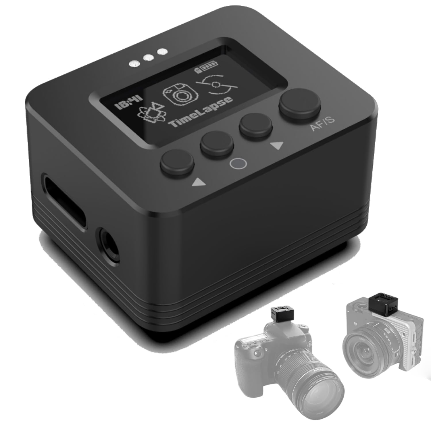 NiYien FX A1 Stabilizzatore giroscopio per fotocamera DSLR e fotocamera di sistema, durata della batteria 35+ ore, 30 g, leggero per E/EOS/FX/NZ e altro ancora, per vlogging e video d'azione