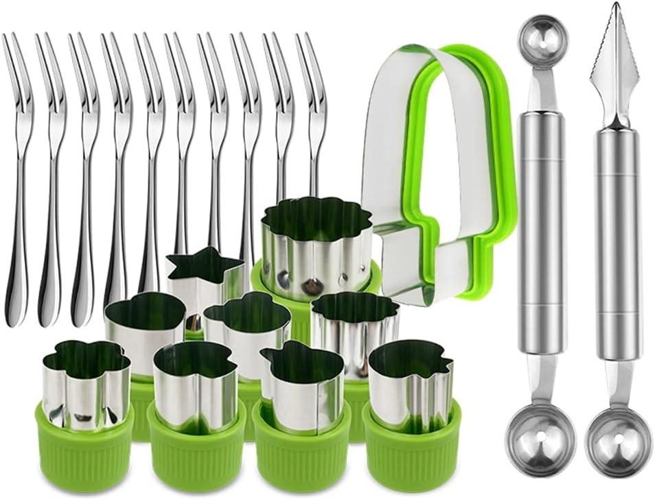 Multi-piece Ball Digger Dig Ice Cream Fruit Spoon Platter Tool Set Carving Cut Fruits And Vegetables