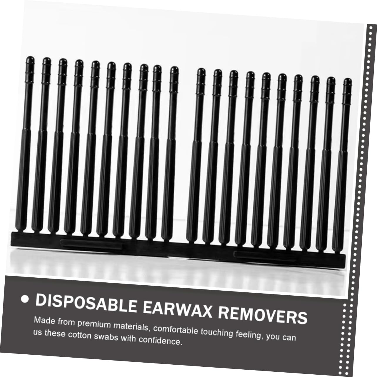 NULYLU 200pcs Ear Wax Removal Stick Spiral Design for Safe Ear Cleaning Portable and Disposal Ear Wax