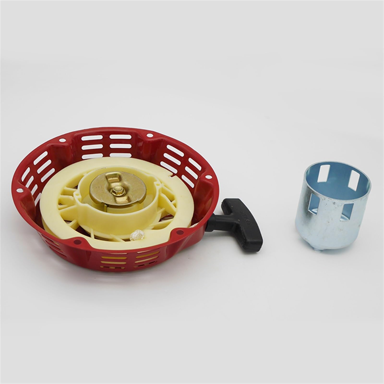 Arranque de Retroceso con Tirador Juego de Copas de Brida de Arranque de Retroceso for Motor de cortacésped de Gasolina GX340 GX390 11HP 13HP 188F, Pieza de Repuesto
