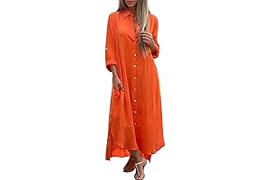 Casual Long Sleeve Women's Summer Dress 2024