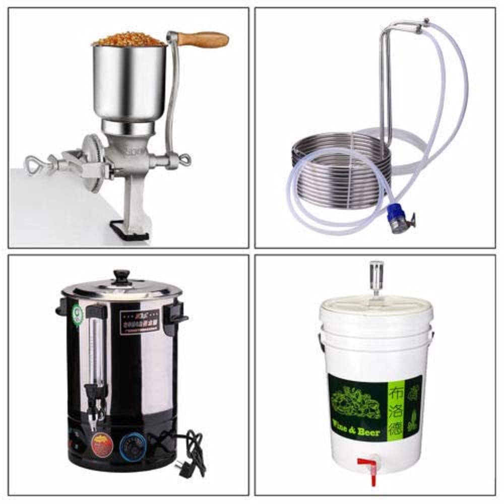YUEWO 58L DIY Moonshine Still Home Beer Distiller Brewing Equipment Tool Kit