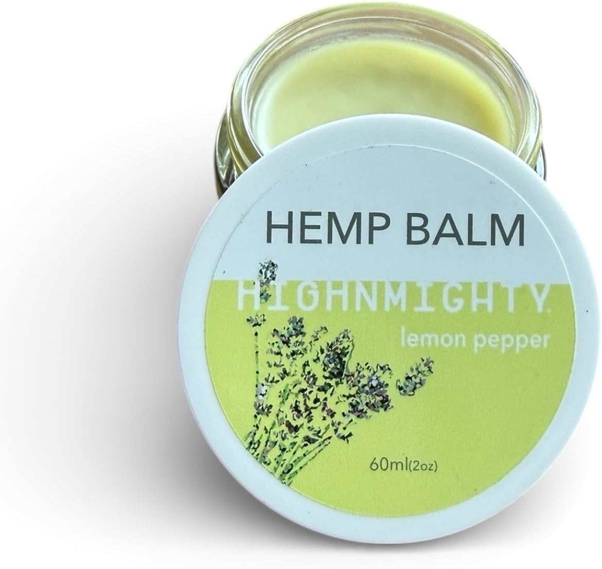 Maximum Strength Lemon Pepper Hemp Balm Salve | Daytime Relief, Relaxing, Natural, Fast-Acting Topical Cream for Muscle Joint Back Knee Shoulder Neck Elbow Hand Foot Relief, 60ml (2oz)