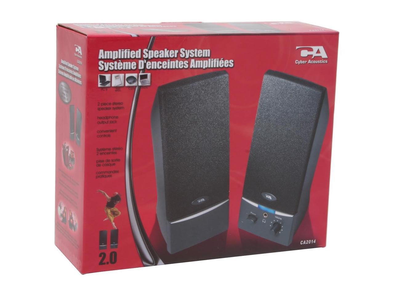 Sistema de altavoces CA-2014rb 4 vatios 2.0 5