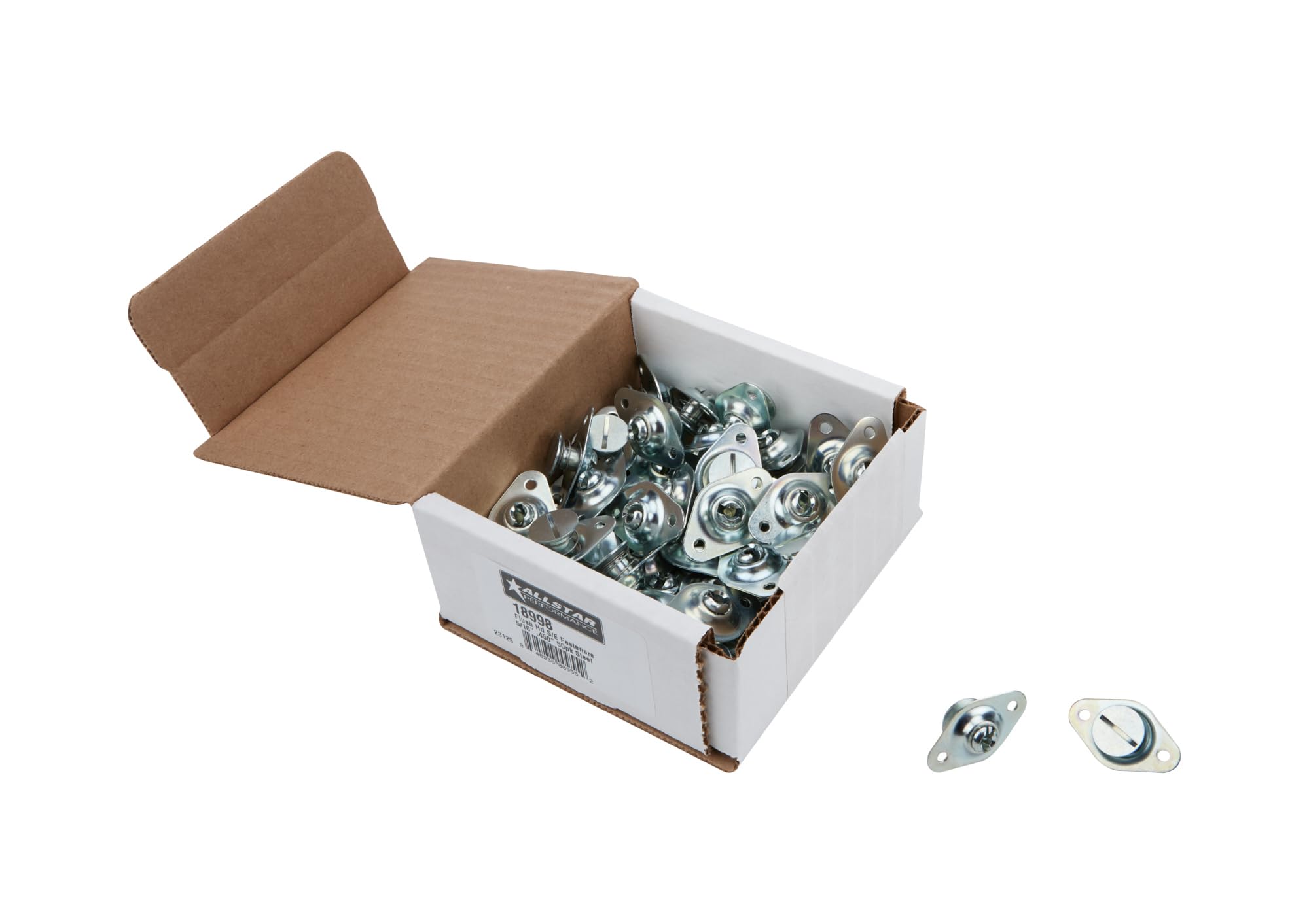 Allstar Performance ALL18998 0.450" Steel Flush Head Self-Ejecting Button, (Pack of 50)