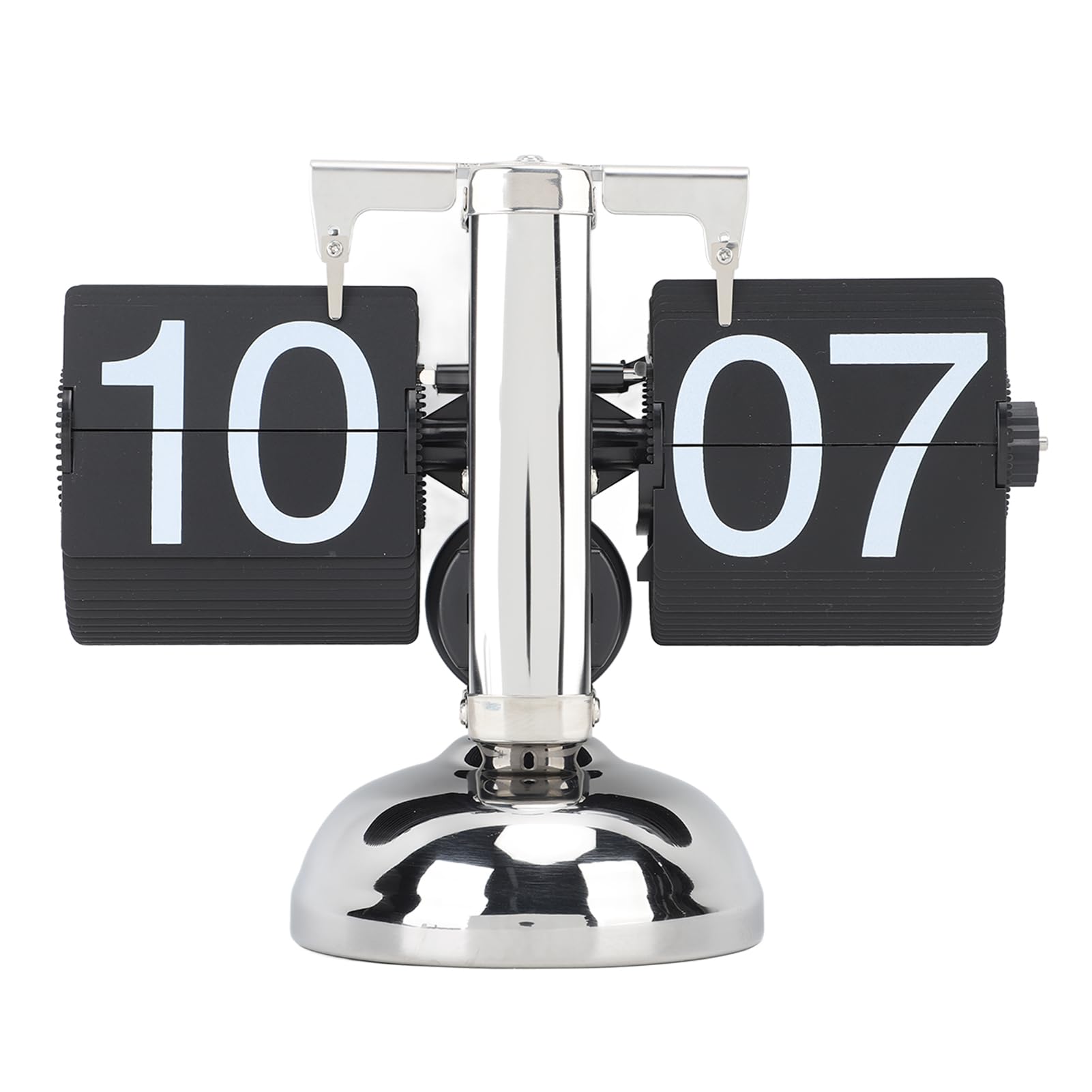 Orologio A Fogli Mobili Retrò 24 Ore In Stile Europeo Orologio Da Tavolo Design Minimalista Timer A Scatto Meccanico Base In Legno Bianco