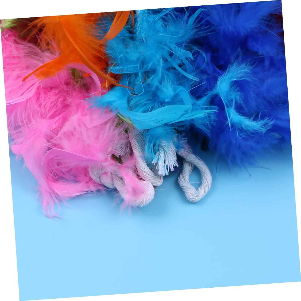 Ipetboom 6Pcs Mixed Color Trim for Crafts Party Supplies and Decorations Versatile Fringe for Sewing and Creative Projects