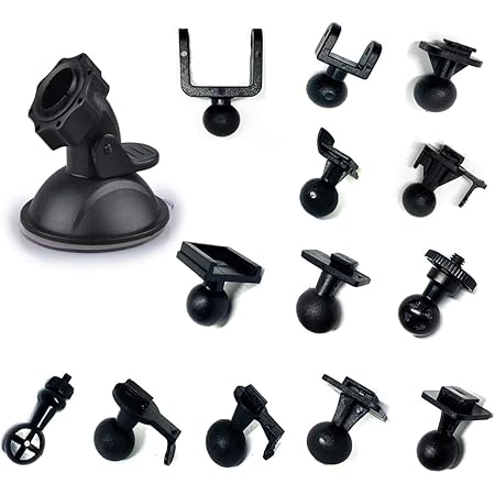 Amazon Shipeekin ドライブレコーダー ホルダー 車載車両レコーダー吸盤ブラケットと13種類のジョイント ワンタッチ で 脱着可能 取付ブラケット 車にアクションカム Gps カーナビ等を固定 ナビスタンド 車 バイク