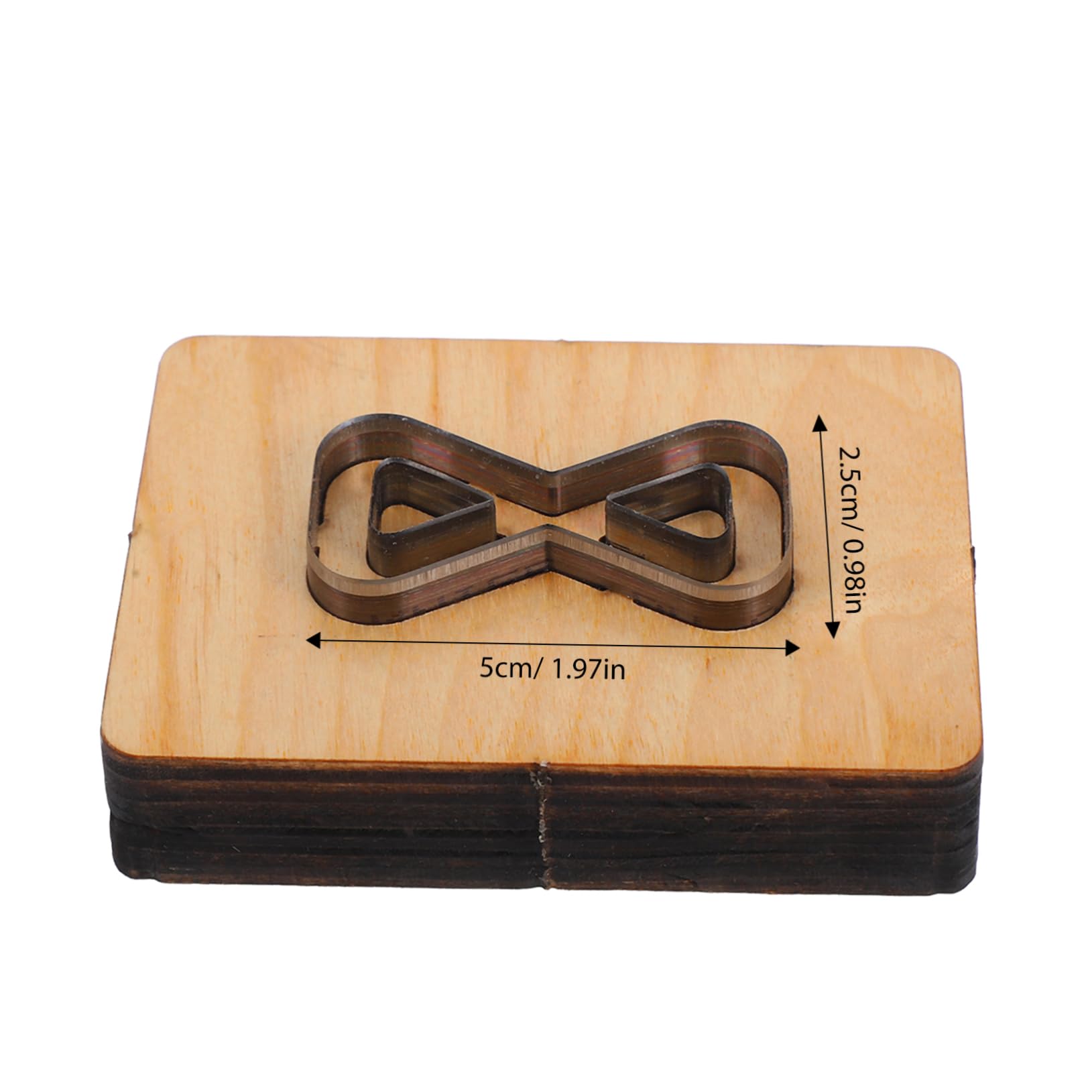 HOMSFOU Backpack Strap Cutting Mold DIY Leather Craft Tool Wooden Template Cutting Dies