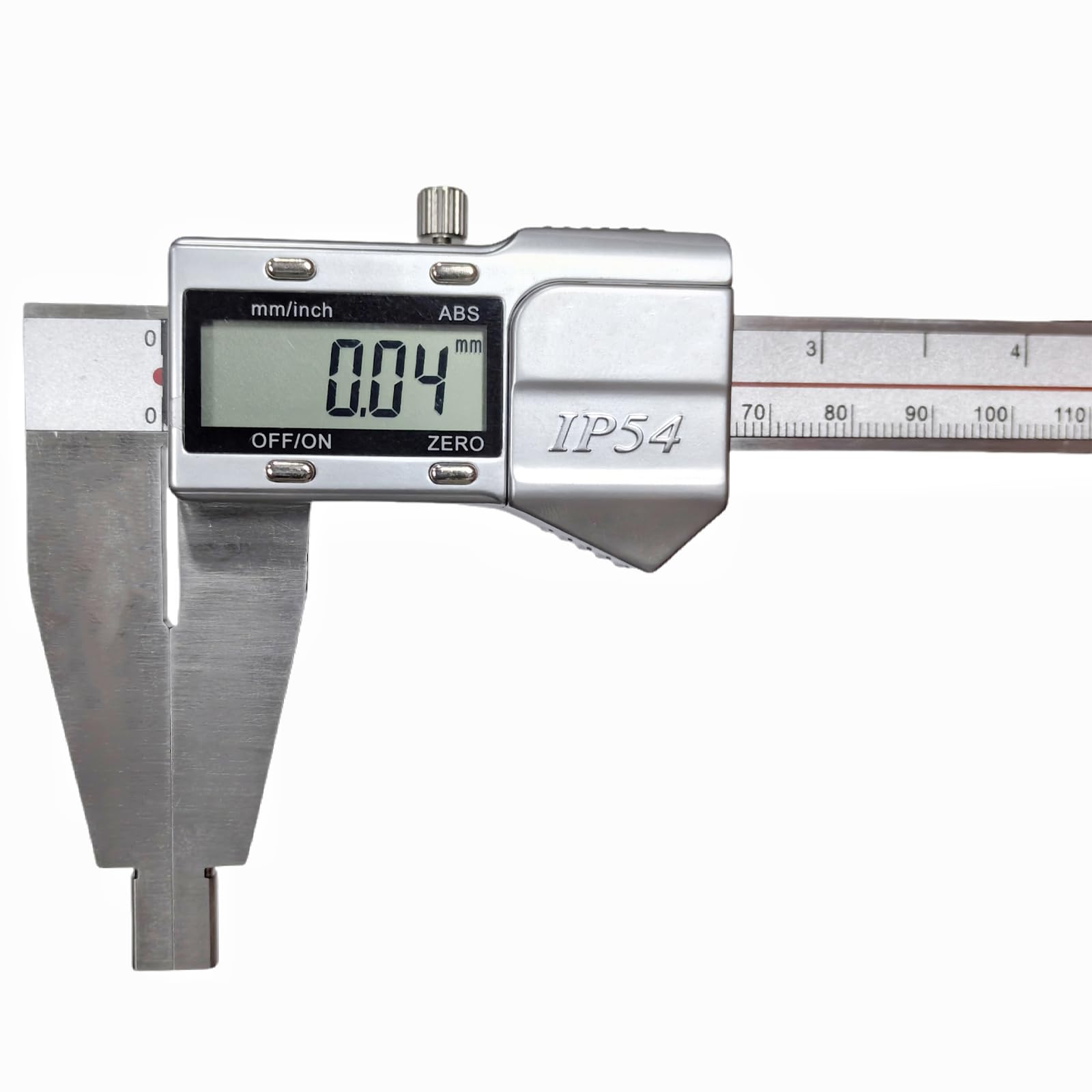 6 Inch Digital Caliper Extended Jaw, IP54 Waterproof, Precision Stainless Steel Vernier Caliper ID/OD Measuring Tool, 0.0005