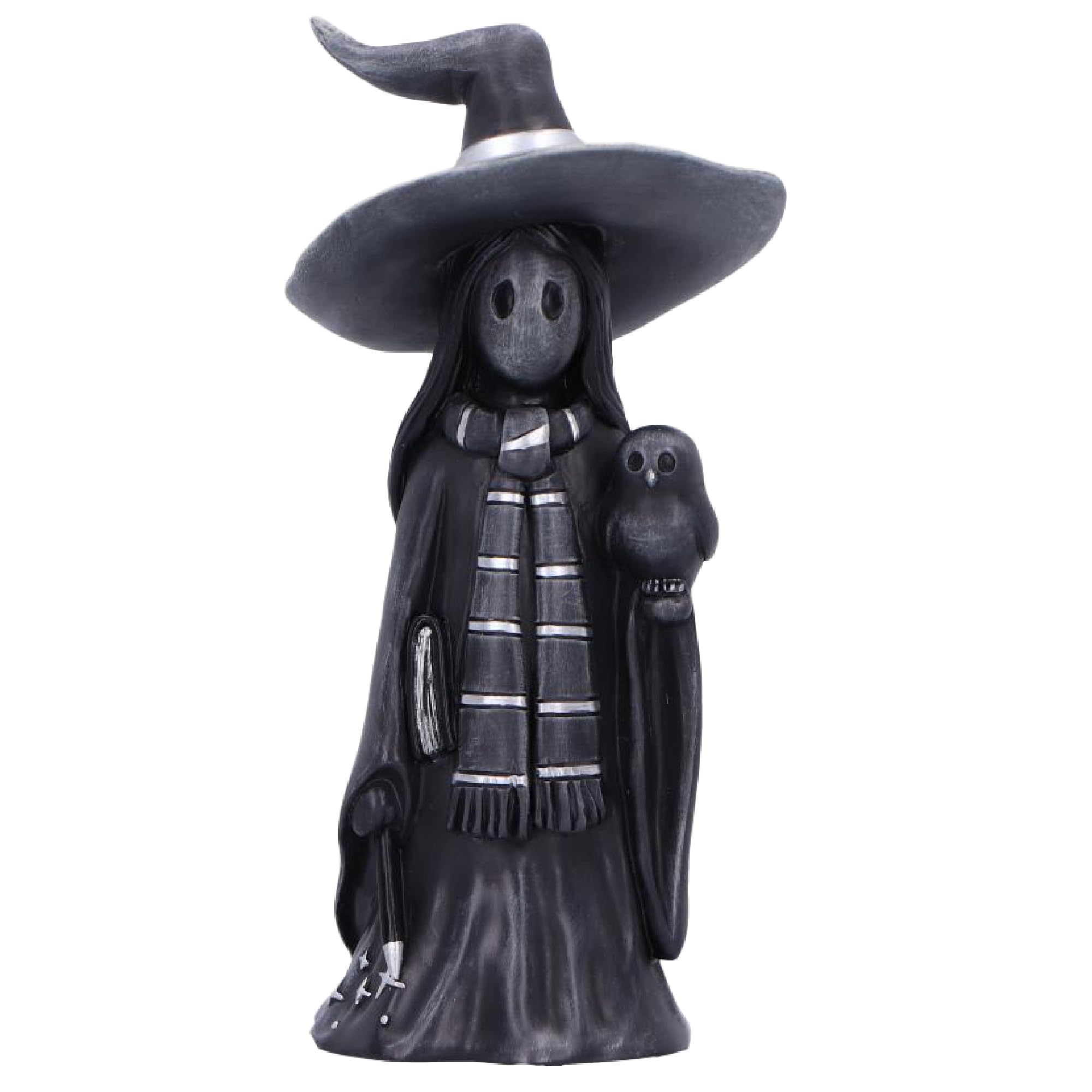 Nemesis Now Little Souls Collection Witchy Decor – Witch Figurine for Mystical Home Décor – Cast in The Finest Resin, Expertly Hand-Painted – 12 cm Gleam