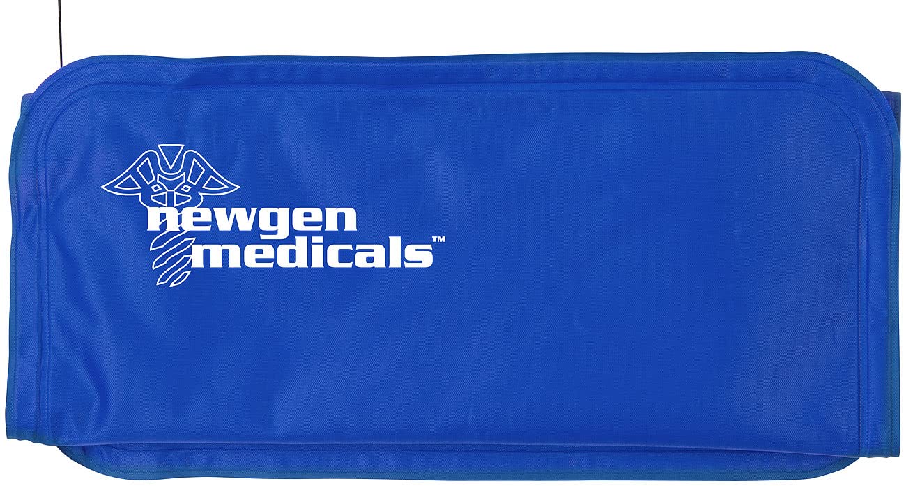 Newgen Medicals Kühlmatte: 2er-Set kühlende Kissenauflagen, 30 x 40 cm, blau (Kühlmatte Mensch, Hund, Bett)