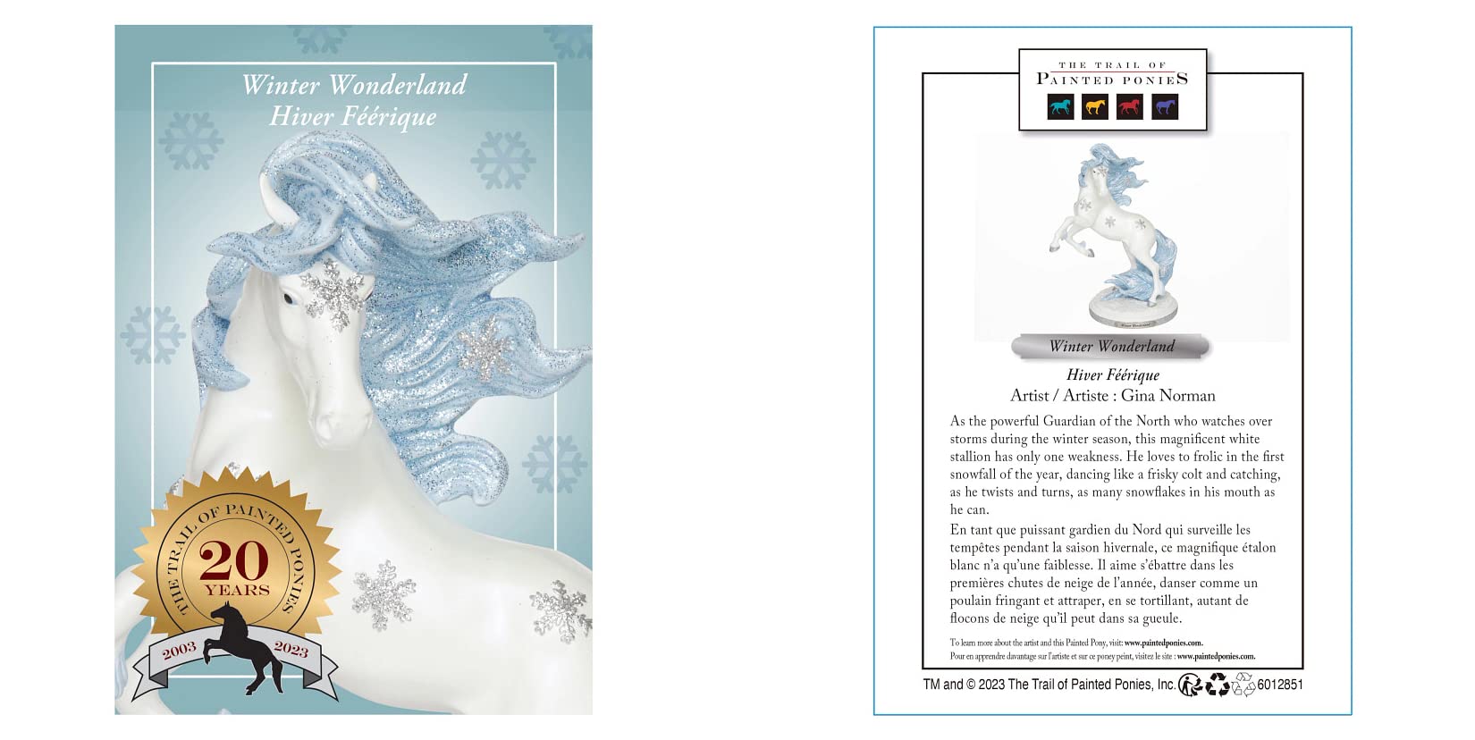Enesco The Trail of Painted Ponies Winter Wonderland Figur, 27,7 cm, mehrfarbig