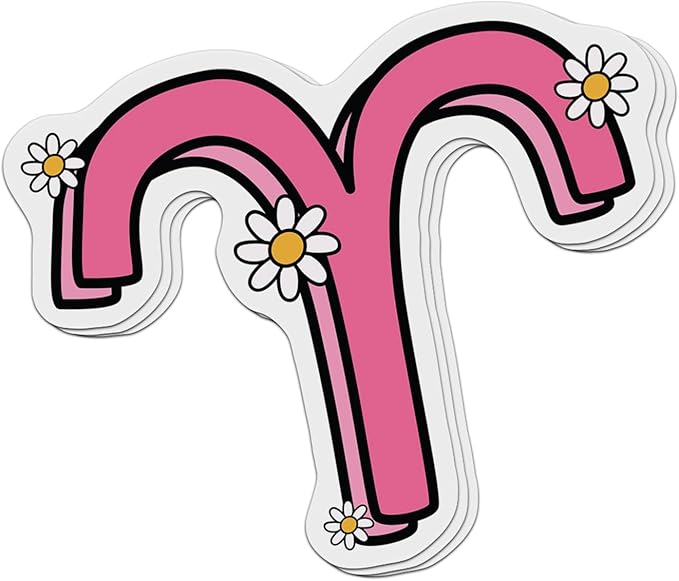 (Pack of 3) Aries Zodiac Astrology Signs Sticker