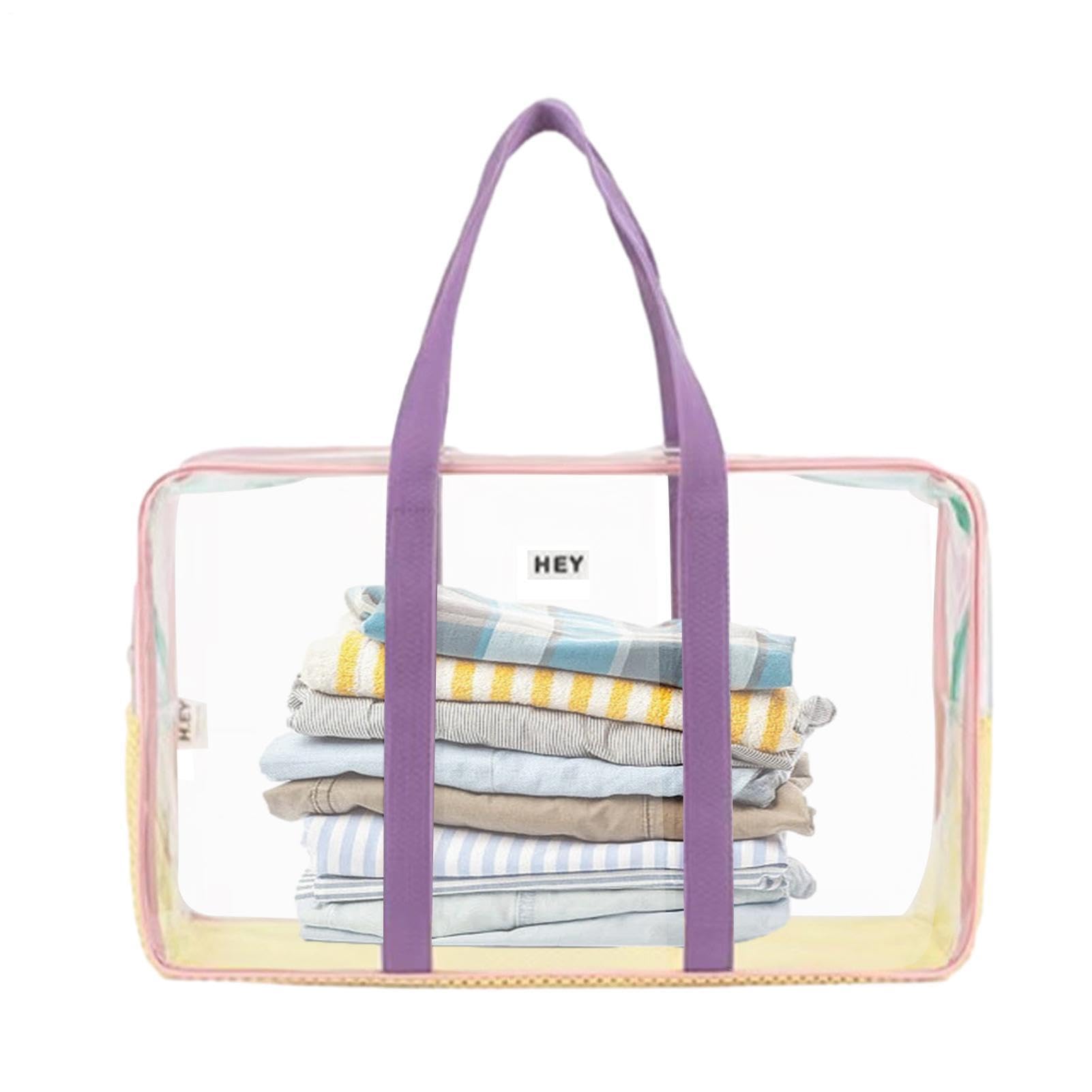 Pochette de rangement portable transparente contre le sable - 8