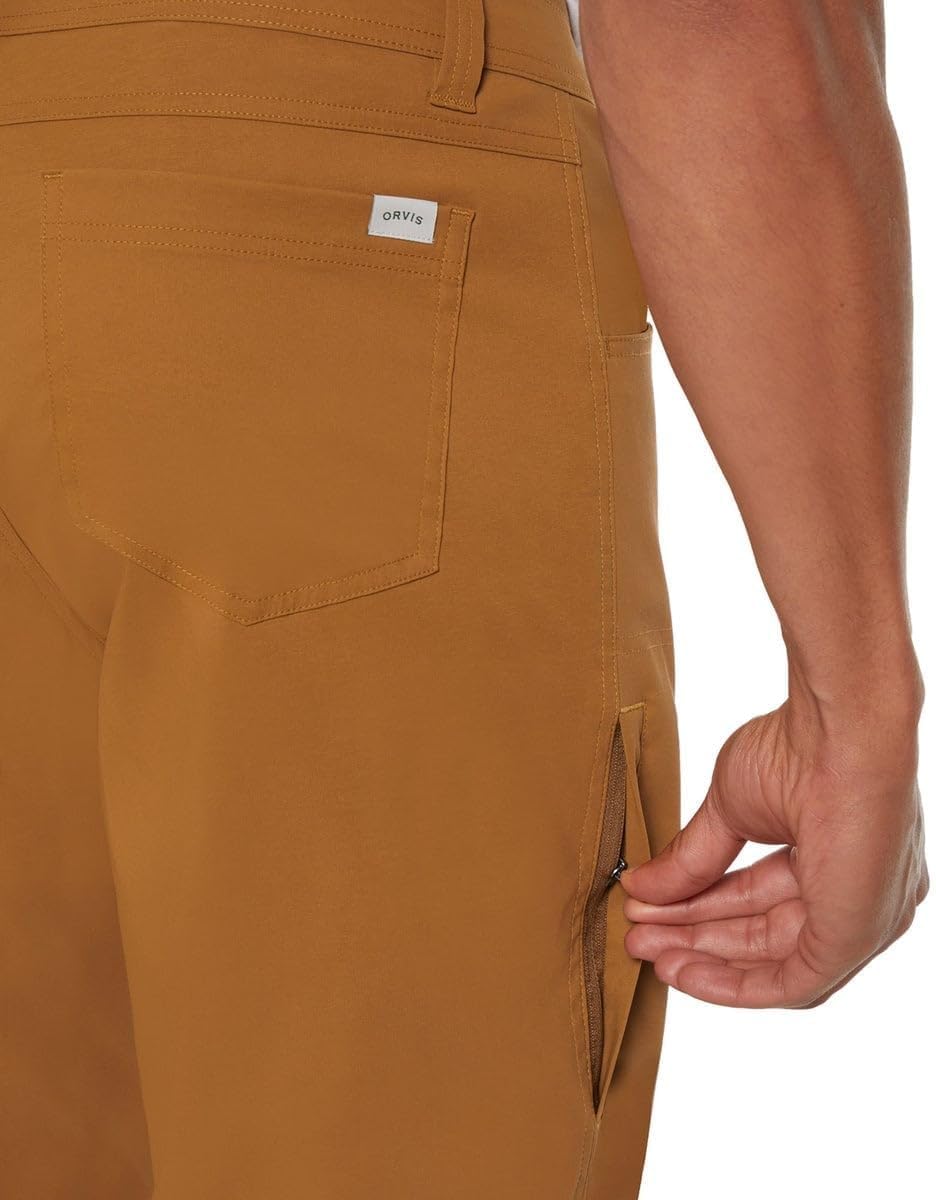 Orvis Men’s Regular Fit Fleece Lined Stretch Fabric Pant - Image 6