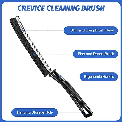 Miniatura 3 de 12 cepillos de limpieza de hendiduras, herramienta multifuncional 2023 para limpieza de huecos, cepillo de limpieza de huecos para baño, cocina,