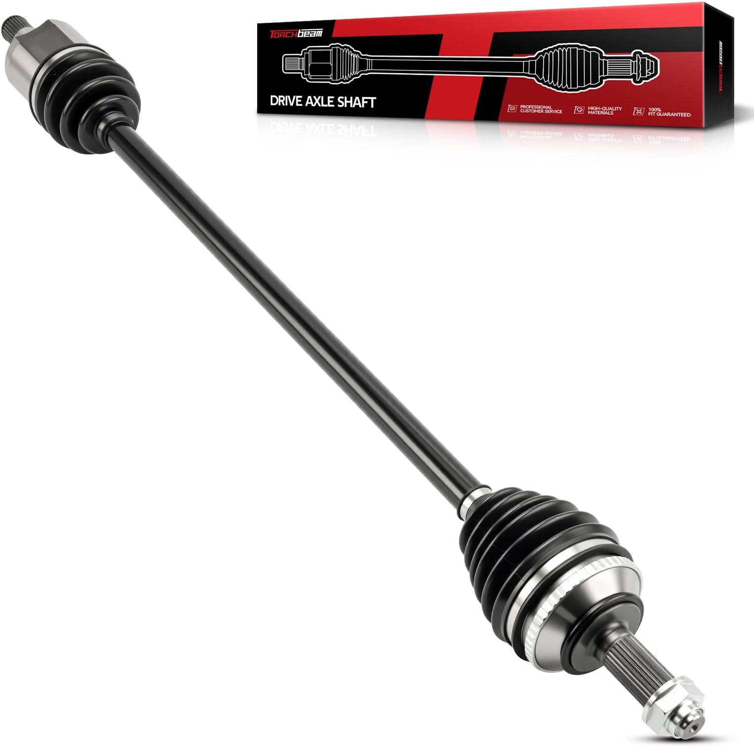 Torchbeam CV Axle Shaft Assembly Compatible with 1998 1999 2000 2001 2002 Honda Accord, Front Left CV Axle 66-4151
