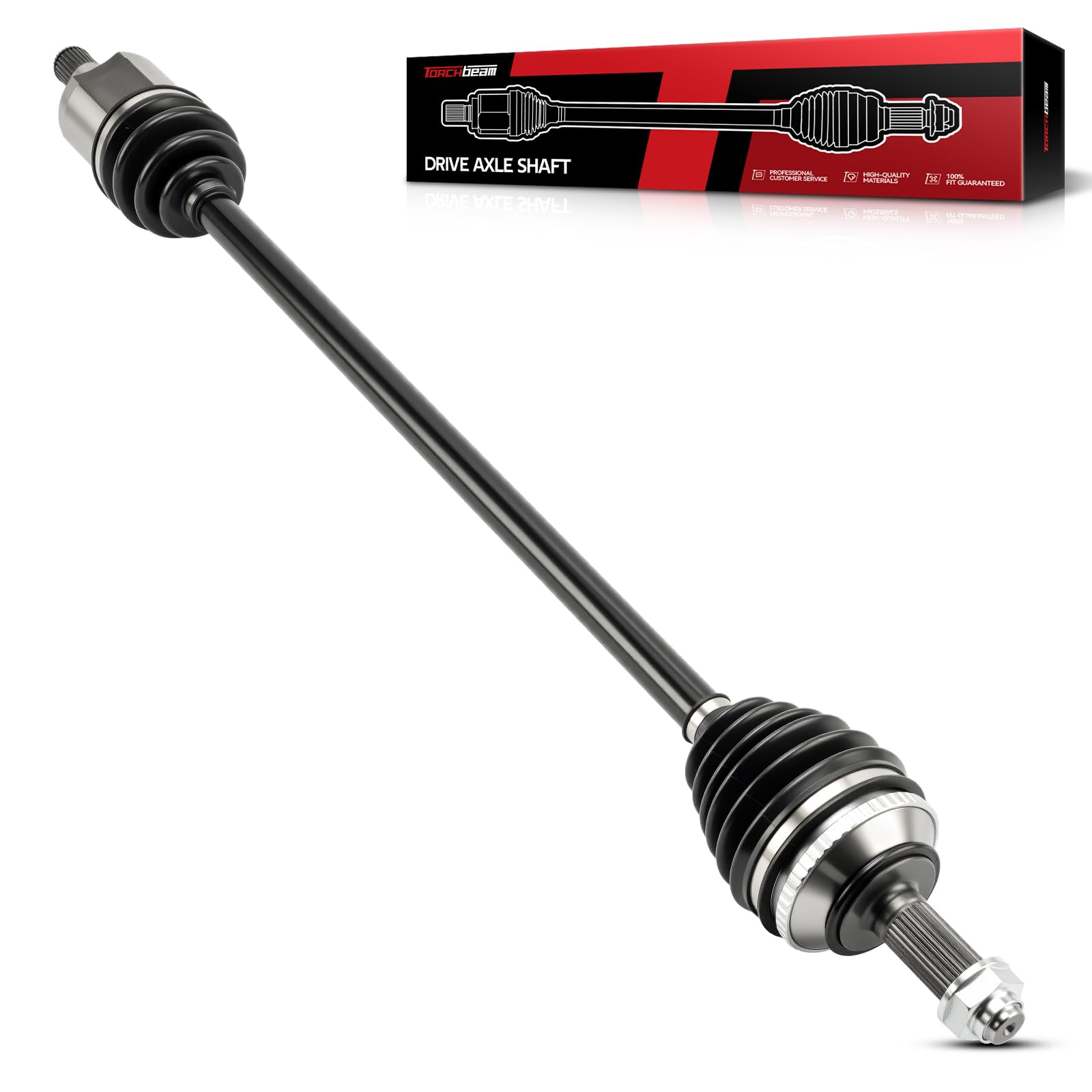 Torchbeam CV Axle Shaft Assembly Compatible with 1998 1999 2000 2001 2002 Honda Accord, Front Left CV Axle 66-4151