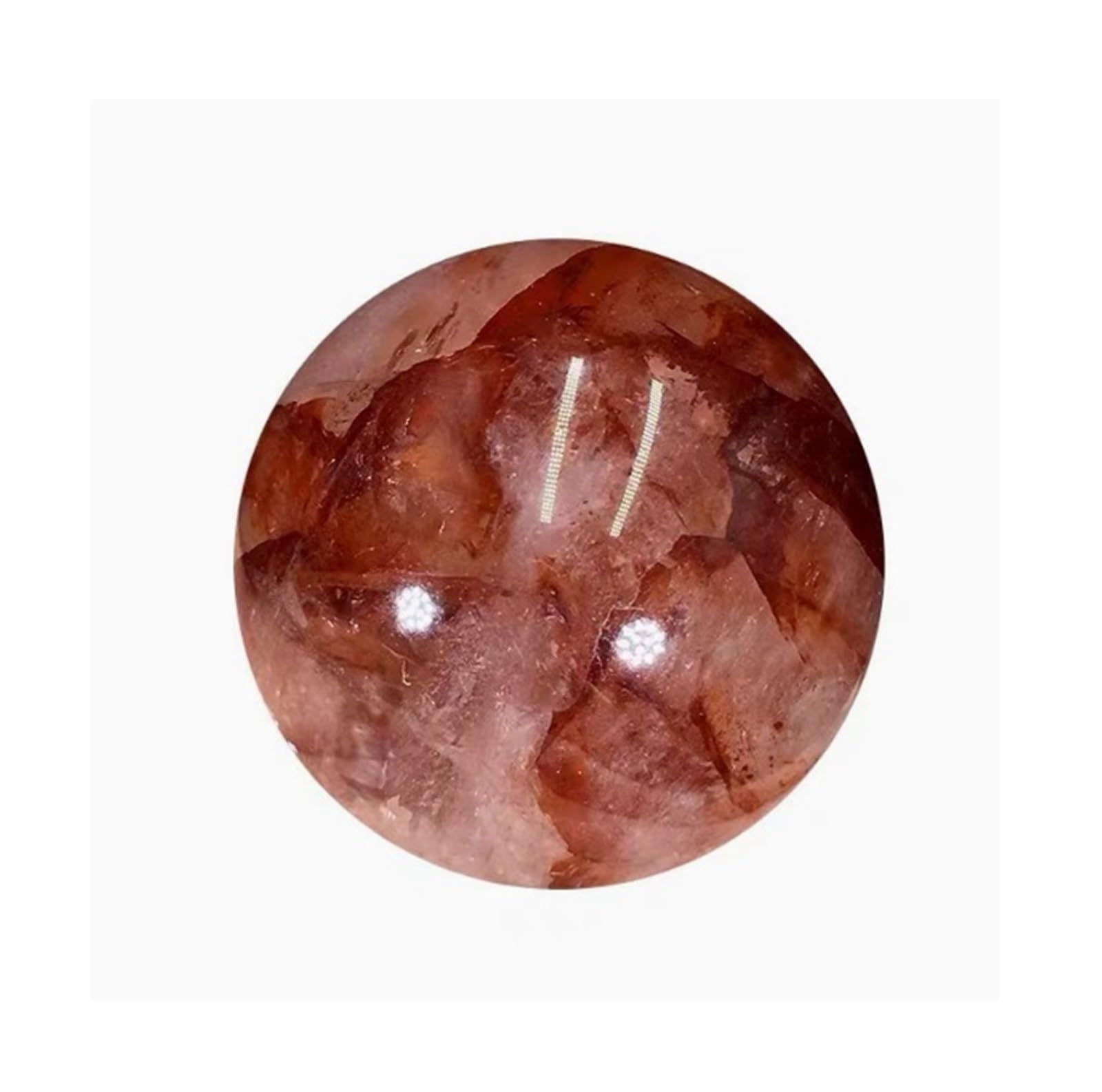 Crystal Ball Ornament Natural Sphere Ball Crystals Gemstone And Crystal Decor Supplies Decoration(6-7cm)