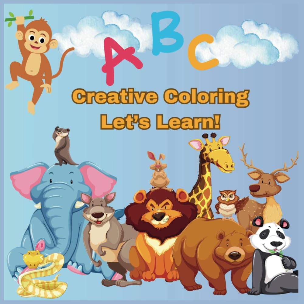 Snapklik.com : ABC Creative Coloring Lets Learn: ABC And Animal ...
