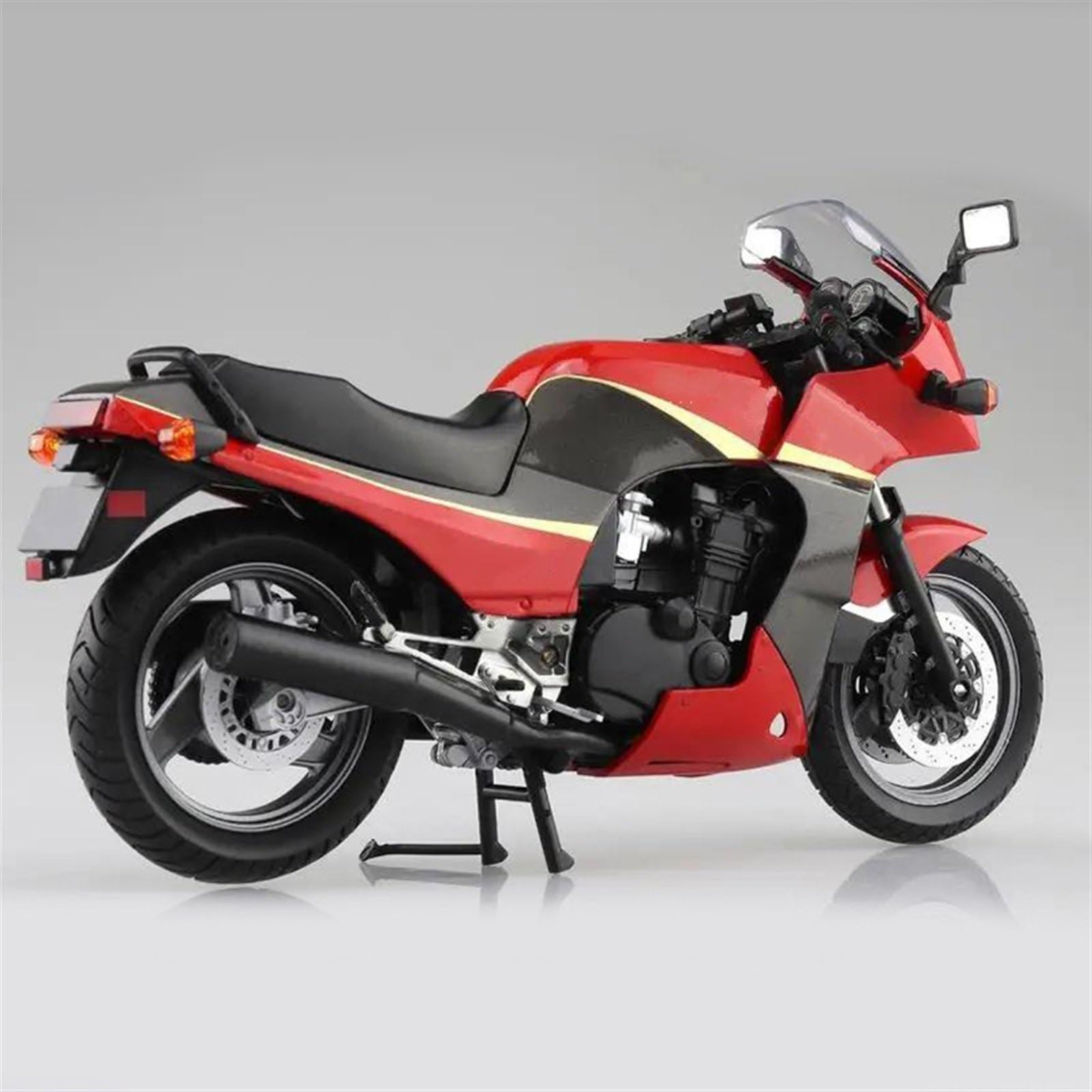 SEYXF Motorbike Toy Motorcycle Simulation Diecast Model Collection Gift 1:12 for Kawasaki Ninja GPZ 900 R(Black- Silver)