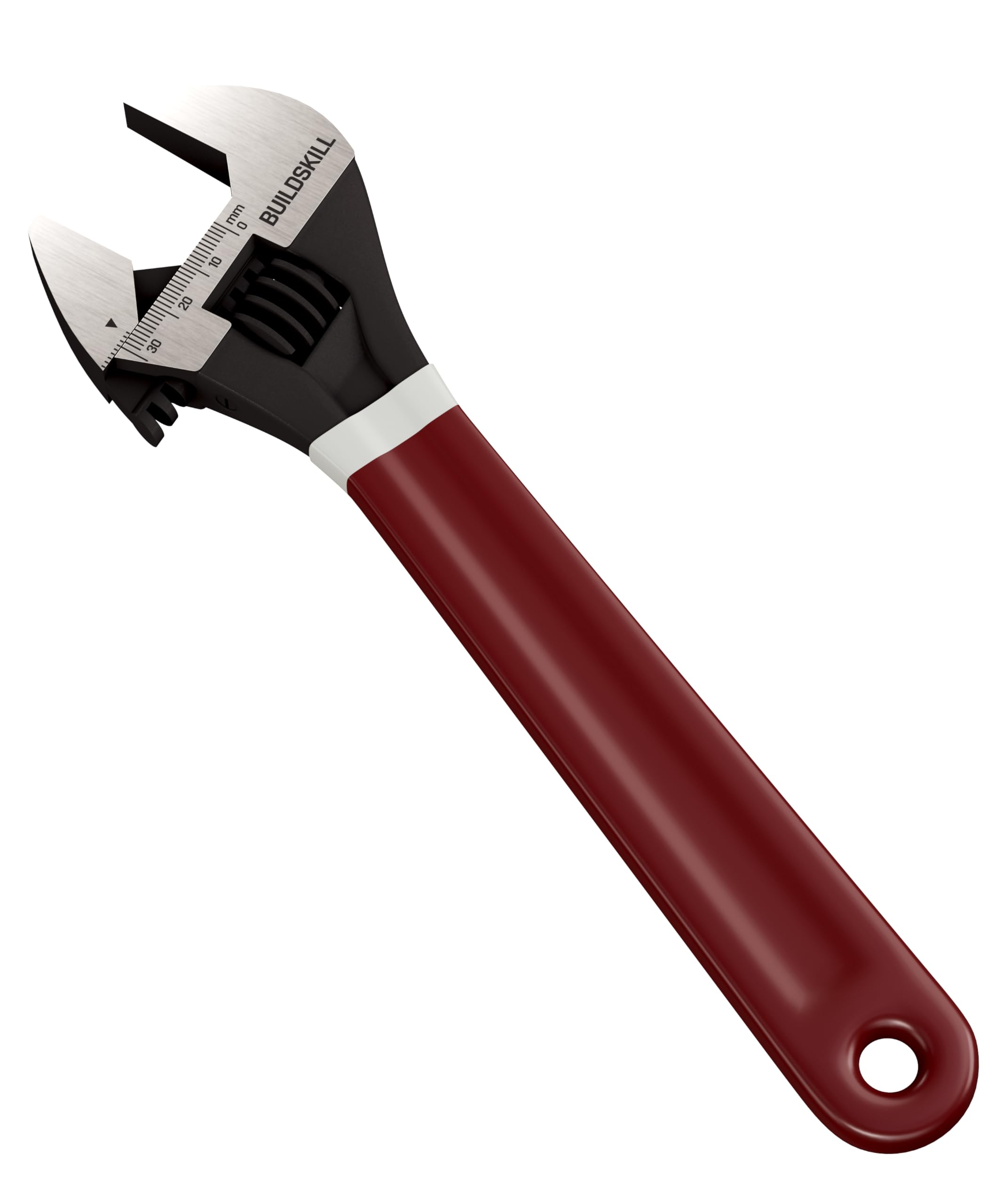BUILDSKILL 10" 250mm Adjustable wrench | Rust proof Phosphate coating | Professional & home use plumbing tools | Comfortable Double sleeve | Adjustable spanner with lasered scale (6 months warranty)