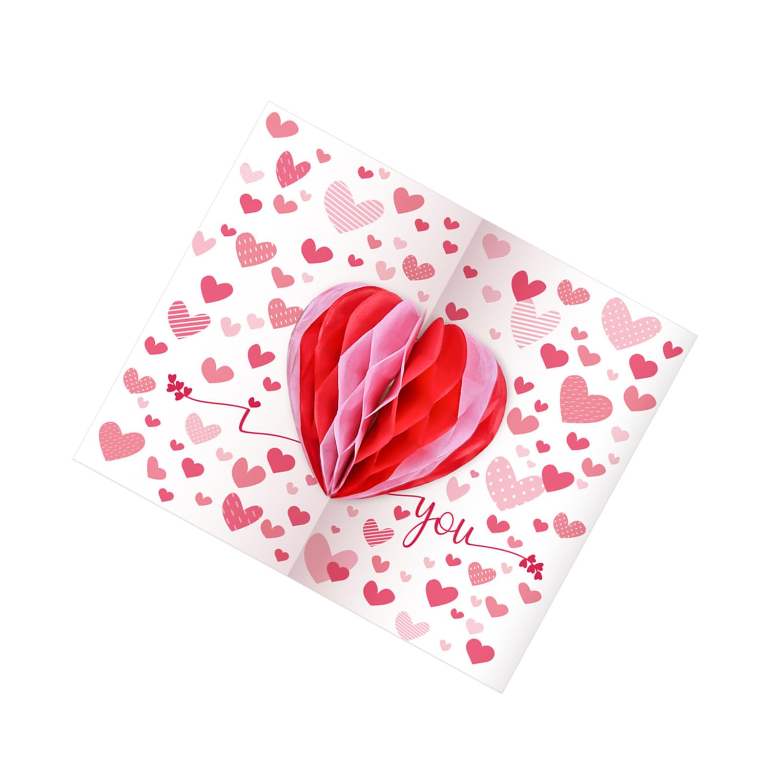 Elnwnnkc Greeting Card with Envelope Colorful Heart Ball Cloud Invitation Card for Birthday Parties Party Supplies Invitation for Birthday Parties Party Supplies
