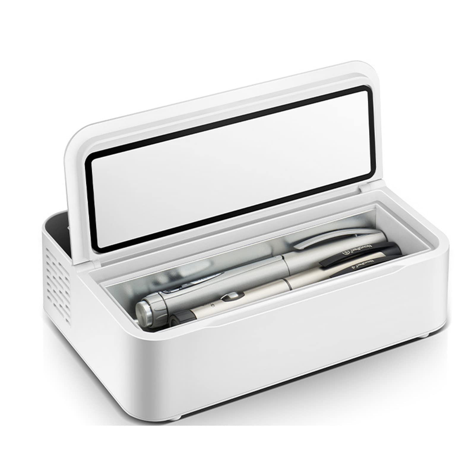 Nevera Portátil De Insulina para Bolsa para Diabéticos Nevera De Insulina Nevera Eléctrica De 0-18 ° C Ajustable - Ideal para Viajes,2batteries