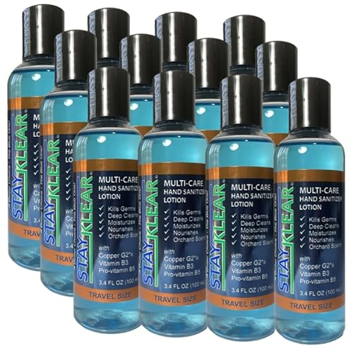 StayKlear Multi-Care Hand Sanitizer Lotion 12-Pack (3.4 oz)