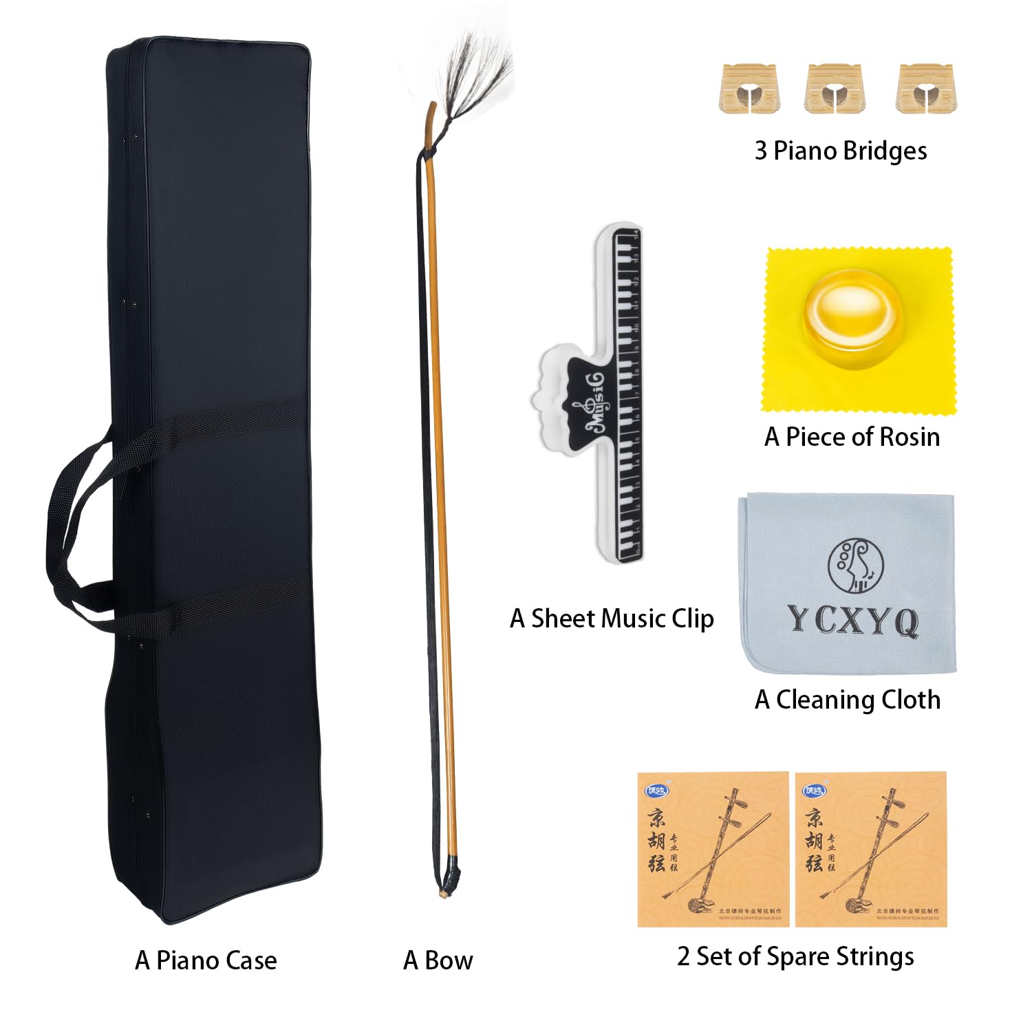 Xipi – Jinghu Superior Zizhu Jinghu handgefertigter professioneller Jingju Erhu lila Bambus Peking Oper Violine Ebenholz Achse geeignet für Anfänger Erwachsene Darsteller