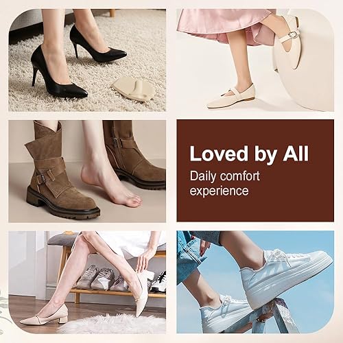 Miniatura 5 de Almohadillas metatarsianas para mujer, cojines de bola de pie para tacones altos y zapatos, insertos para aliviar el dolor en el antepié para mayor