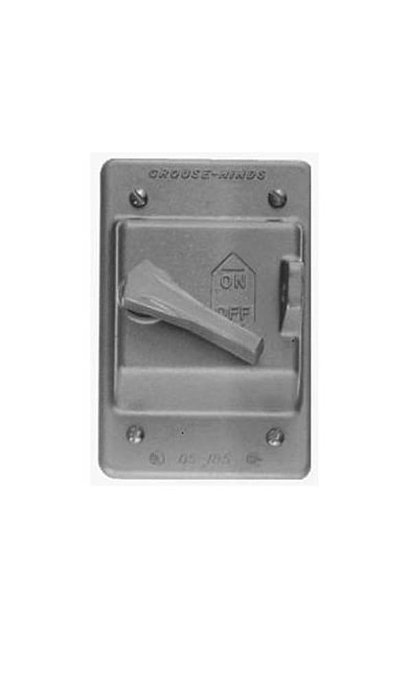 Crouse-Hinds DS185 Die Cast Aluminum Raintight Cover with