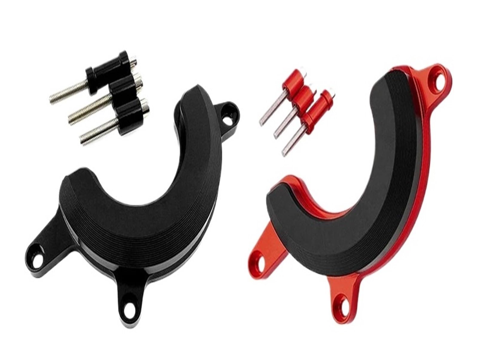 Kompatibel mit dem Crash Pad for Moto Kompatibel mit Honda CB650R 2019-2022 CB650F 2014-2019 Fallschutz für Rahmen des Motorstators rechte Seite (Rot)