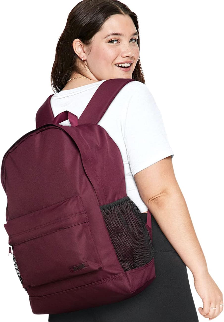 Victoria's Secret Pink Burgundy Classic Backpack (Burgundy)
